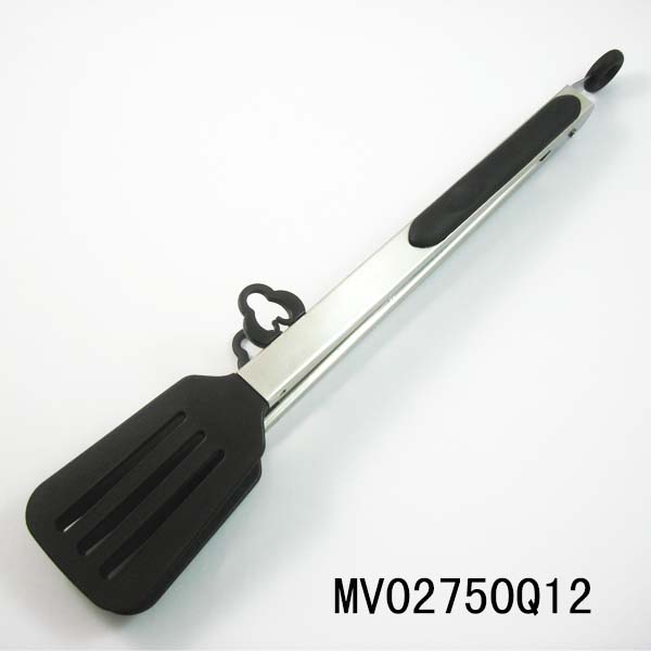 MV02750Q12 12" Nylon Head S/S Bbq Food Tong