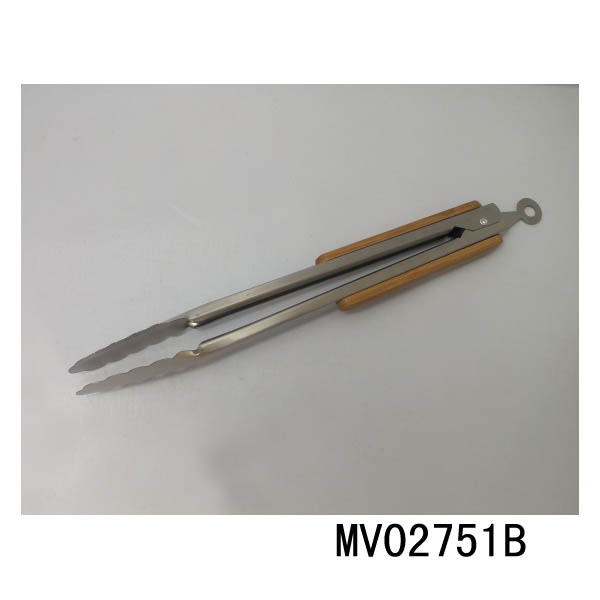 13In Tong With Bamboo Handle