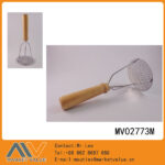 Potato Press Wooden Handle