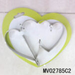 S.S.Heart Eggfryer W/Handle T/C