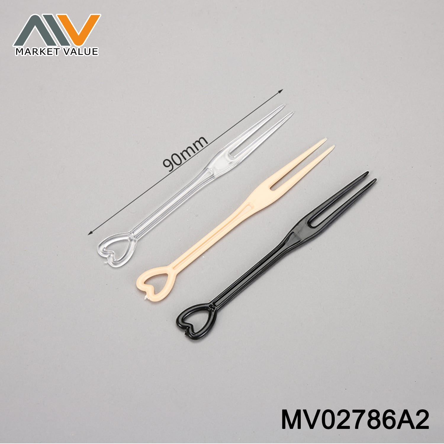 MV02786A2 50CS PS Fruit Fork in polybag