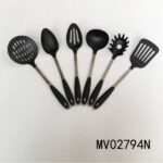 Nylon Kitchen Tools With Plastic And Stainless Steel Handle