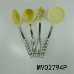 4Pcs Nylon Kitchen Utensils Wtih S/S Handle