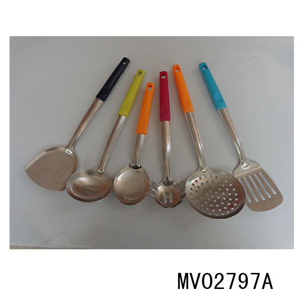 MV02797A 6Pcs Stainless Steel Kitchen Tools With Pp Handle