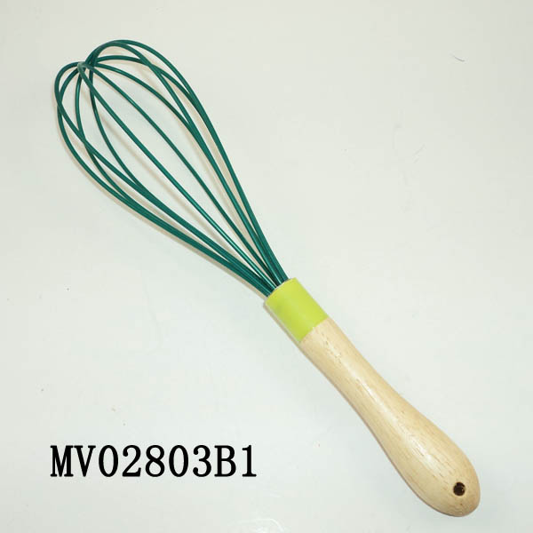 MV02803B1 13" Egg Beater Silicone Line + Woodehn Handle