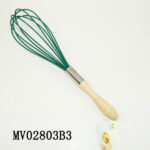 12.5"Egg Beater Silicone Line + Wooden Handle