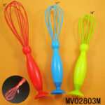10" Bowling Handle Silicone Egg Beater