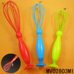 11" Bowling Handle Silicone Egg Beater