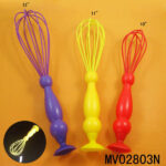 10"Calabash Handle Silicone Egg Beater