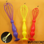 12" Calabash Handle Silicone Egg Beater