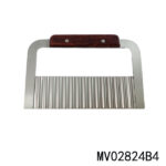 S.S Salad Cutter With Wooden Handle