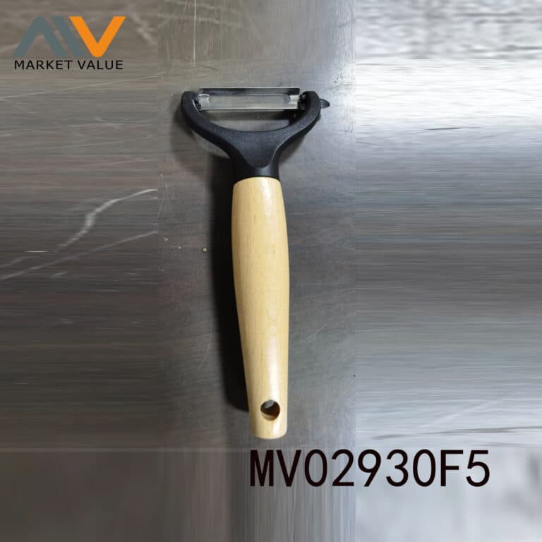 Wooden Handle S/S Peeler Abs Form T/C