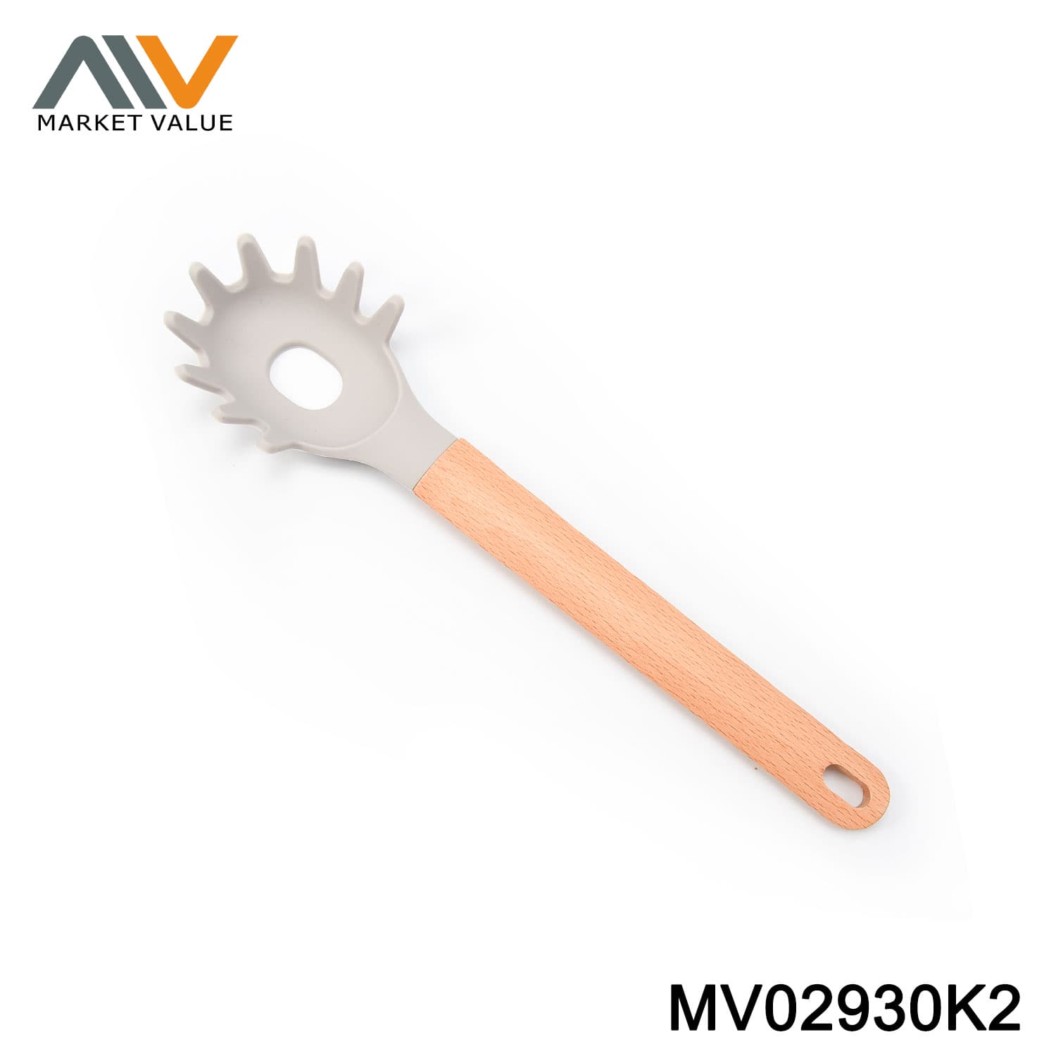 MV02930K2 Brown Silicone Pasta Server