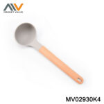 Brown Silicone Soup Ladle