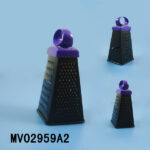 5" 4 Side S/S  Grater W/Plastic Handle