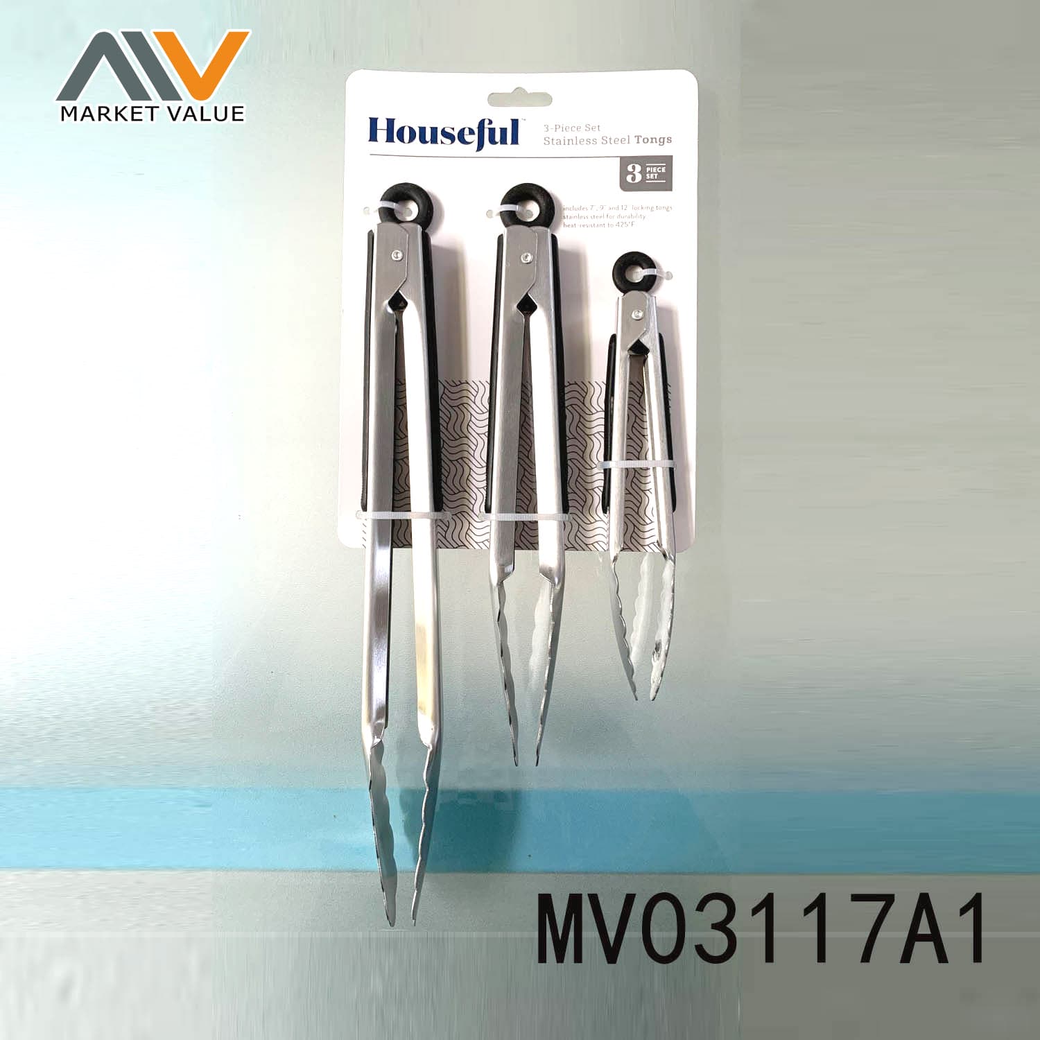 MV03117A1 3Pc Food Tong T/C