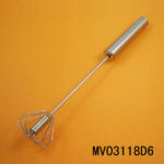 14" 18/8 S/S Spin Egg Beater