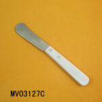 Butter Knife W/White Wooden Handle