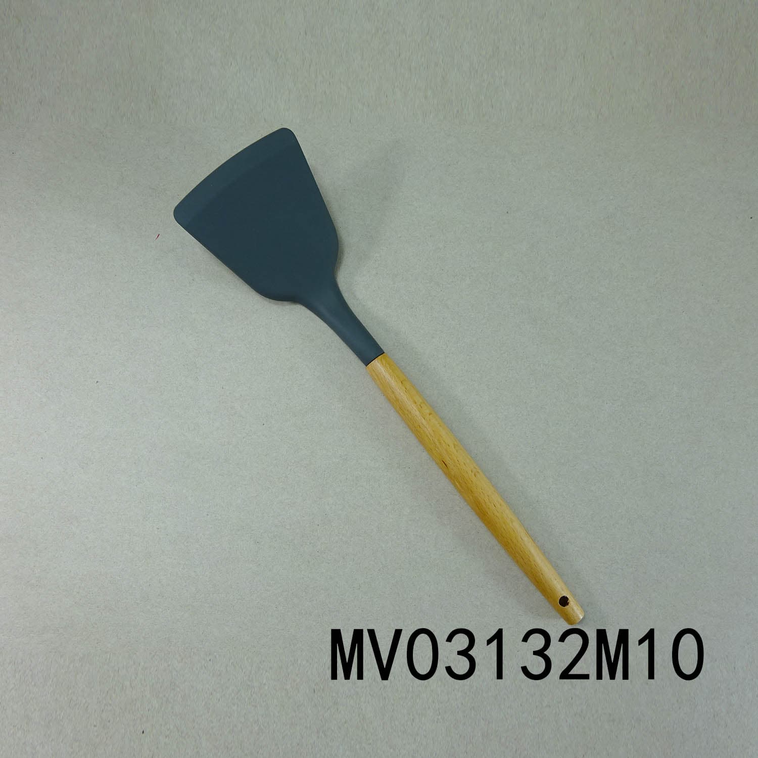 MV03132M10 Silicone Solid Turner With Wooden Handle