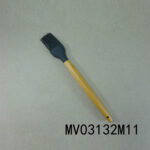 Silicone Brush With Wooden Handle