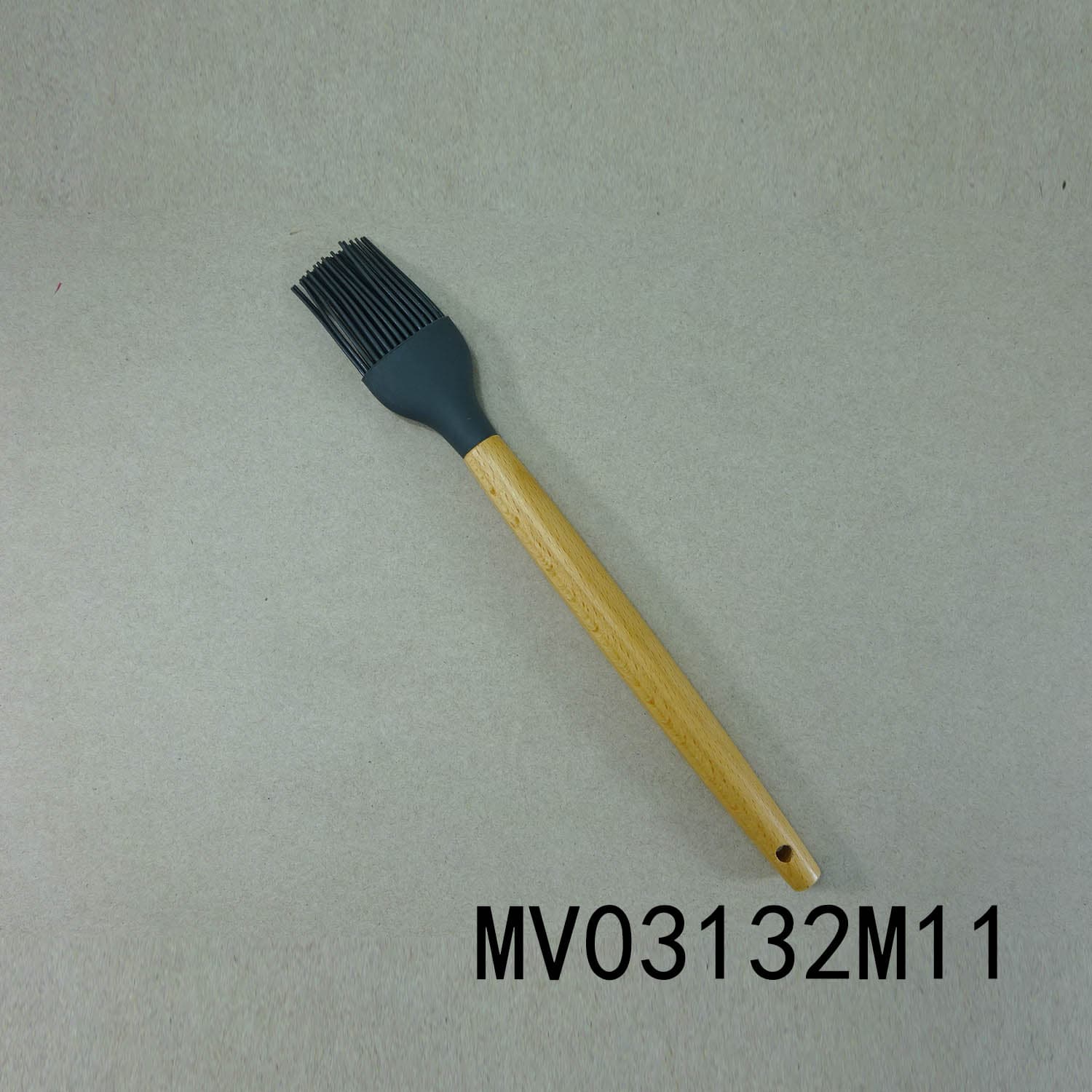 MV03132M11 Silicone Brush With Wooden Handle