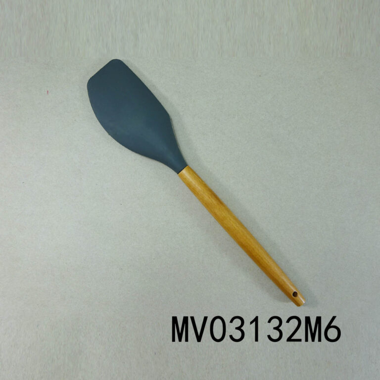 Silicone Butter Knife With Wooden Handle