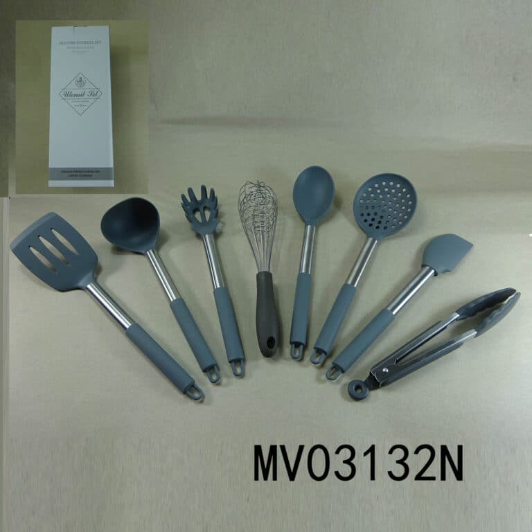 8Pcs Silicone Head Kitchen Tools In Color Box