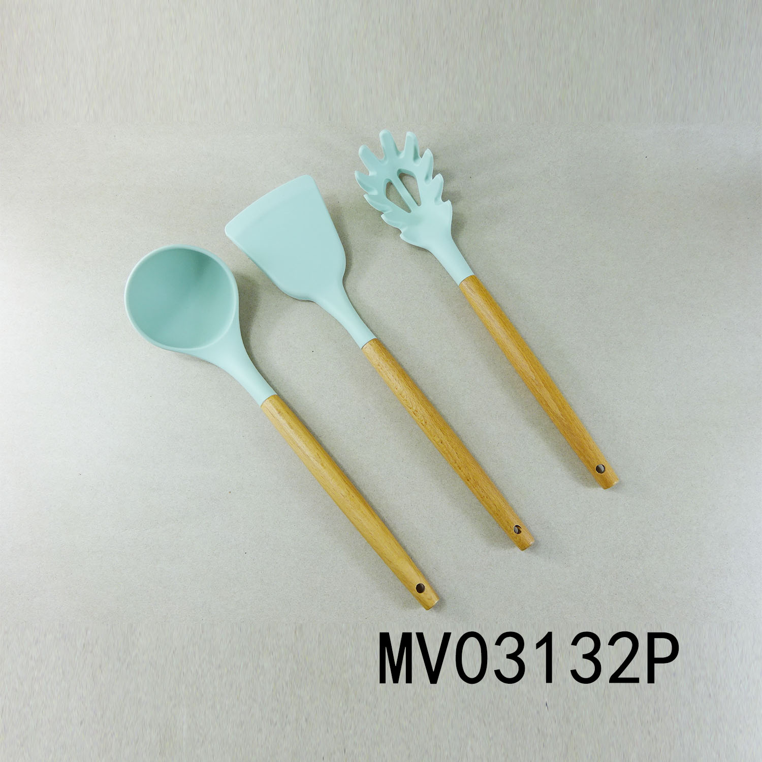 MV03132P Sets Of 3Pcs Silicone Utensils In Brown Box