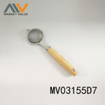 S/S Strainer With Wooden Handle