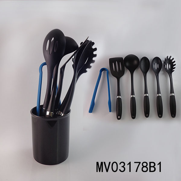 MV03178B1 7Pcs Set Nylon Kitchen Toos