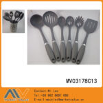 6Pcs Nylon Kitchen Tools With S.S Block In Color Box