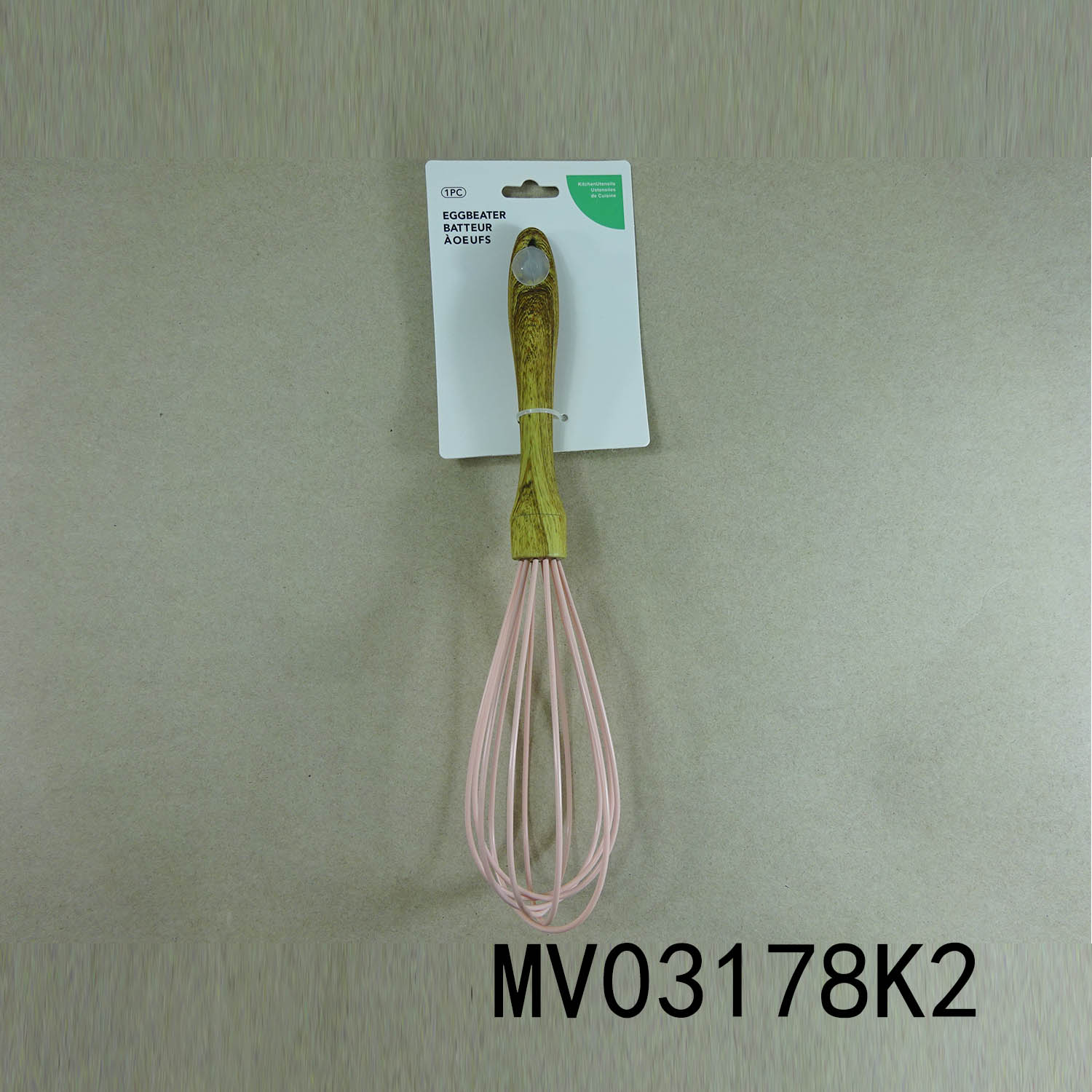 MV03178K2 Silicone Egg Whisk With Cover Handle