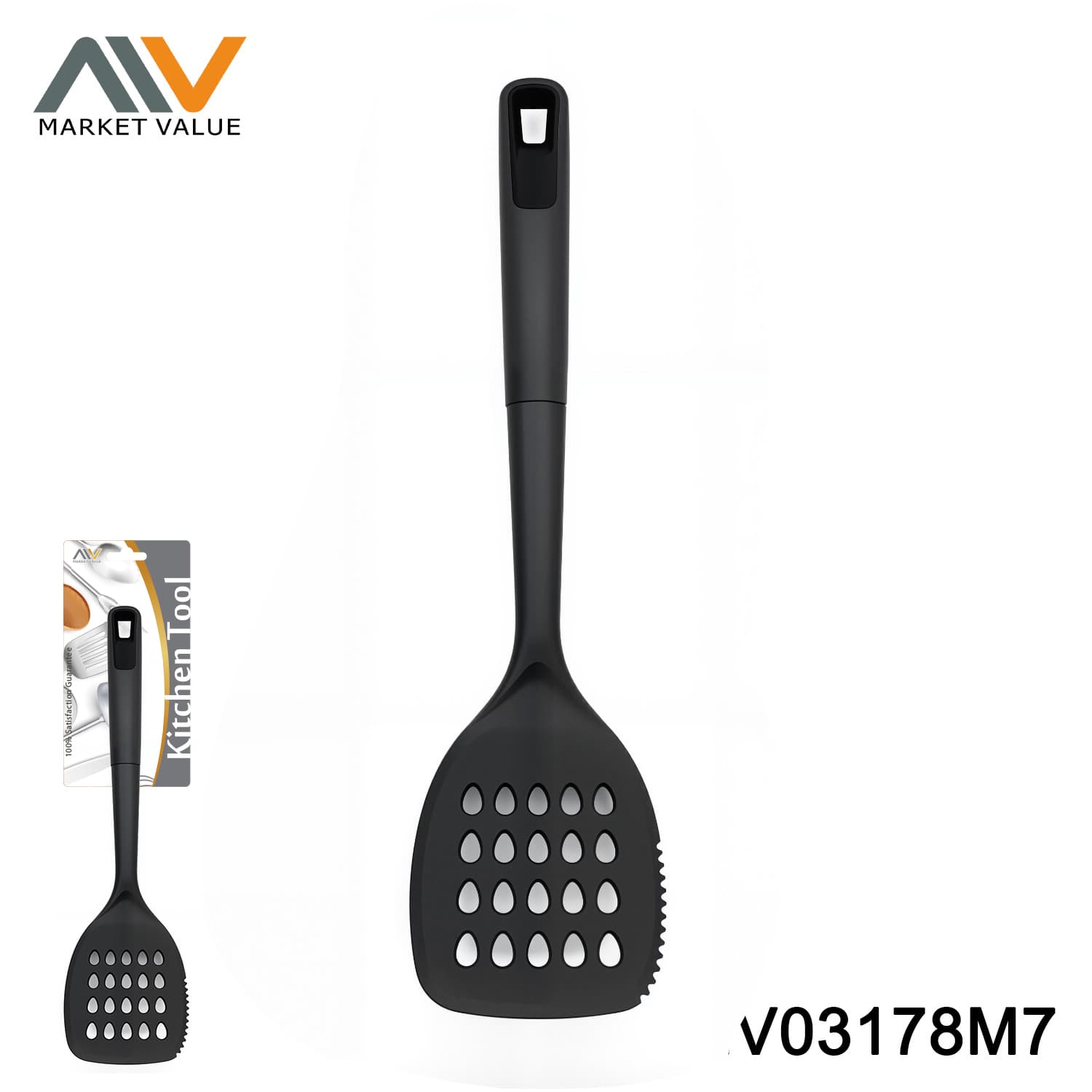 MV03178M7 Nylon Slotted Turner With Tpr+Pp Handle