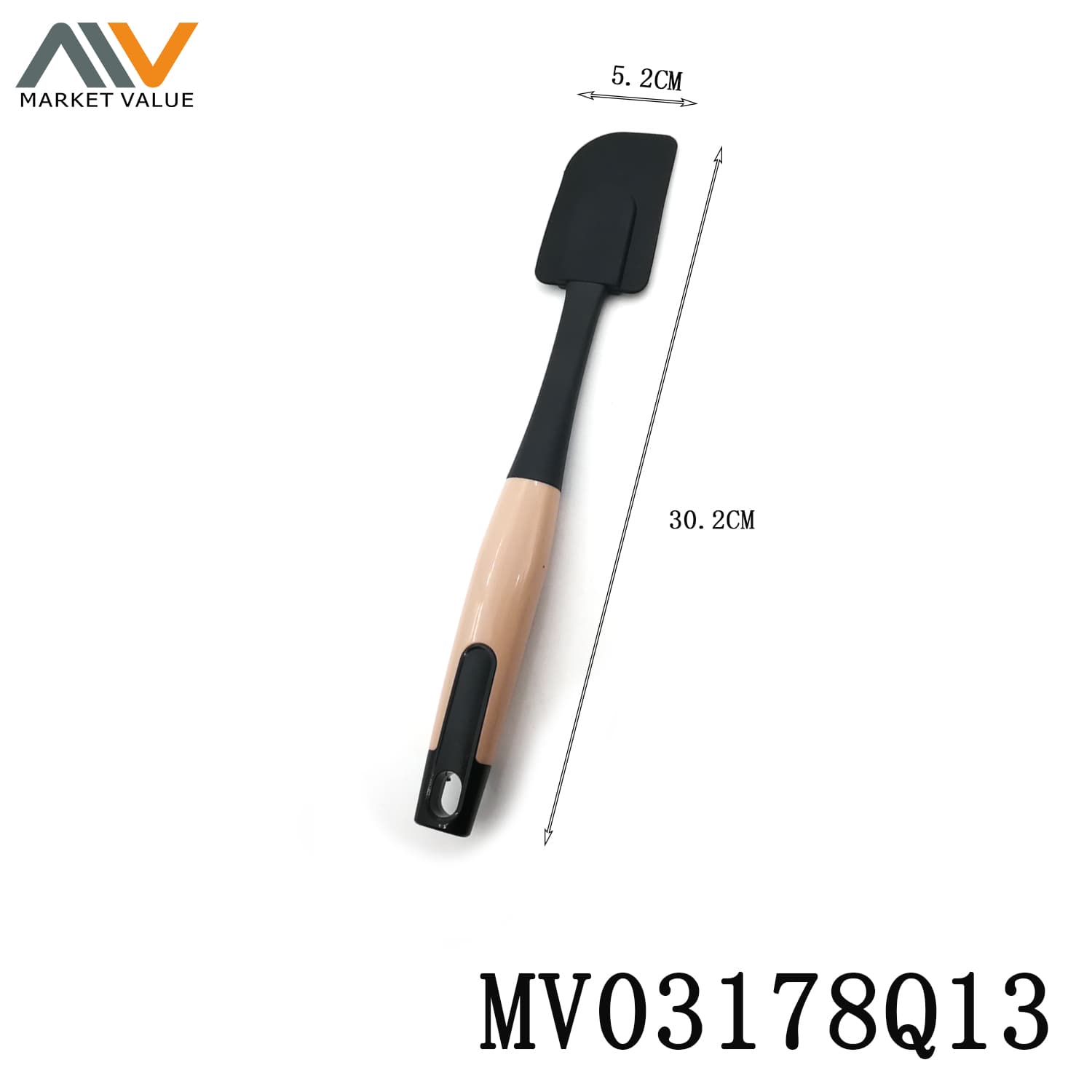 MV03178Q13 Silicone Cream Knife With Nylon+Abs Handle