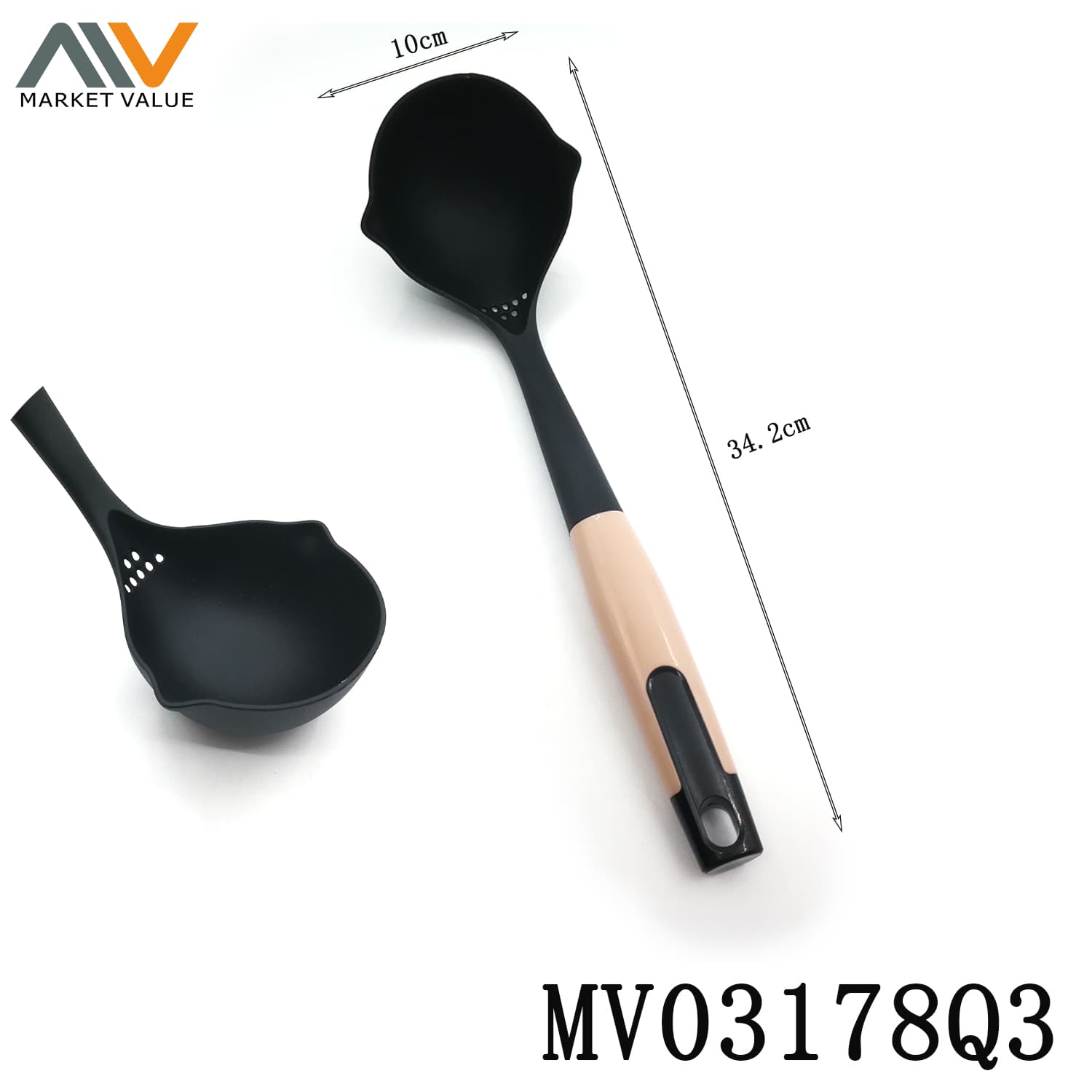 MV03178Q3 Nylon Soup Spoon With Pp Handle