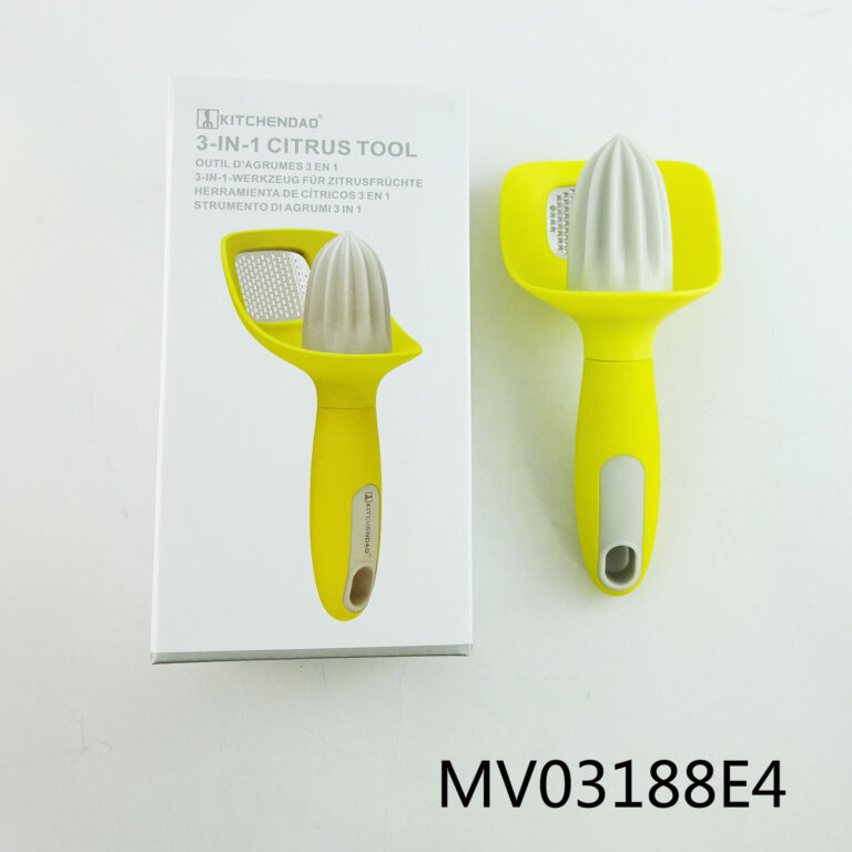 3 In 1 Citrus Tool /Lemon Press In Color Box