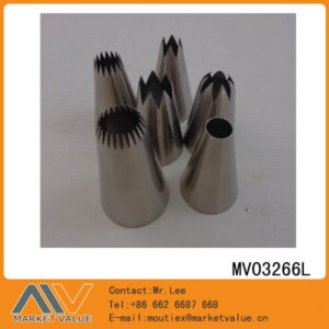 6Pcsextra Large 304# S/S Nozzles