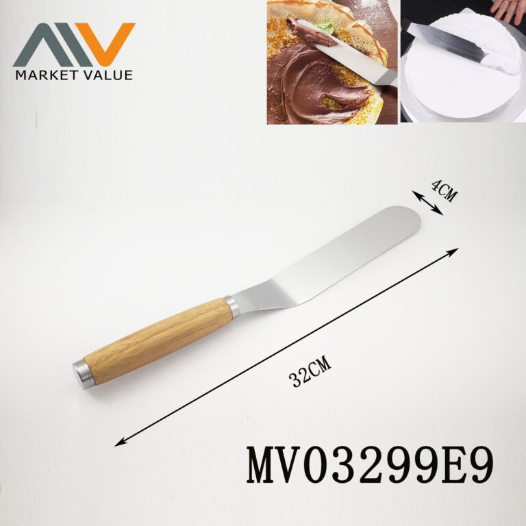 8"Butter Knife With Bamboo Handle