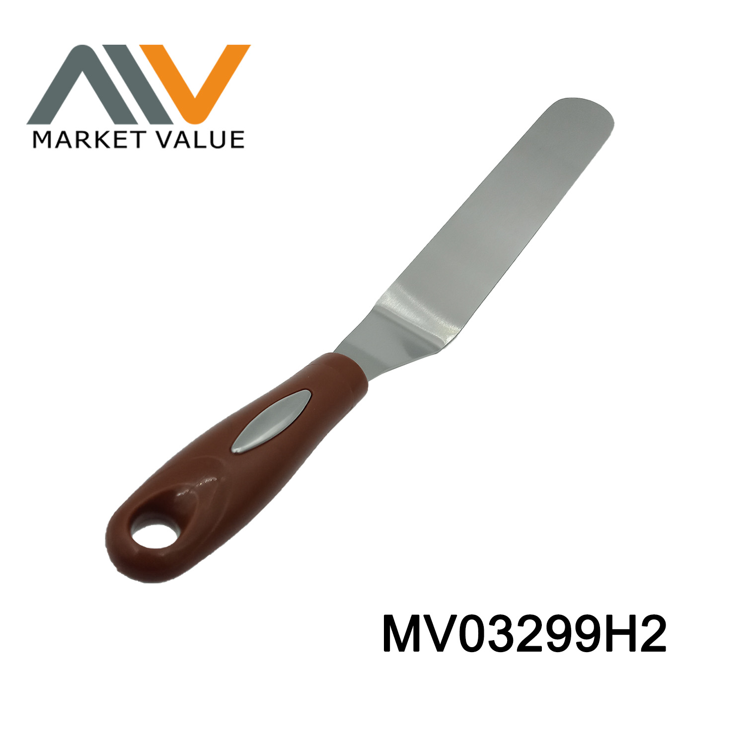 MV03299H2 10 Inch Ss Frying Shovel With Oak Handle
