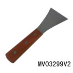 Stainless Steel Scraper With Wooden Handle