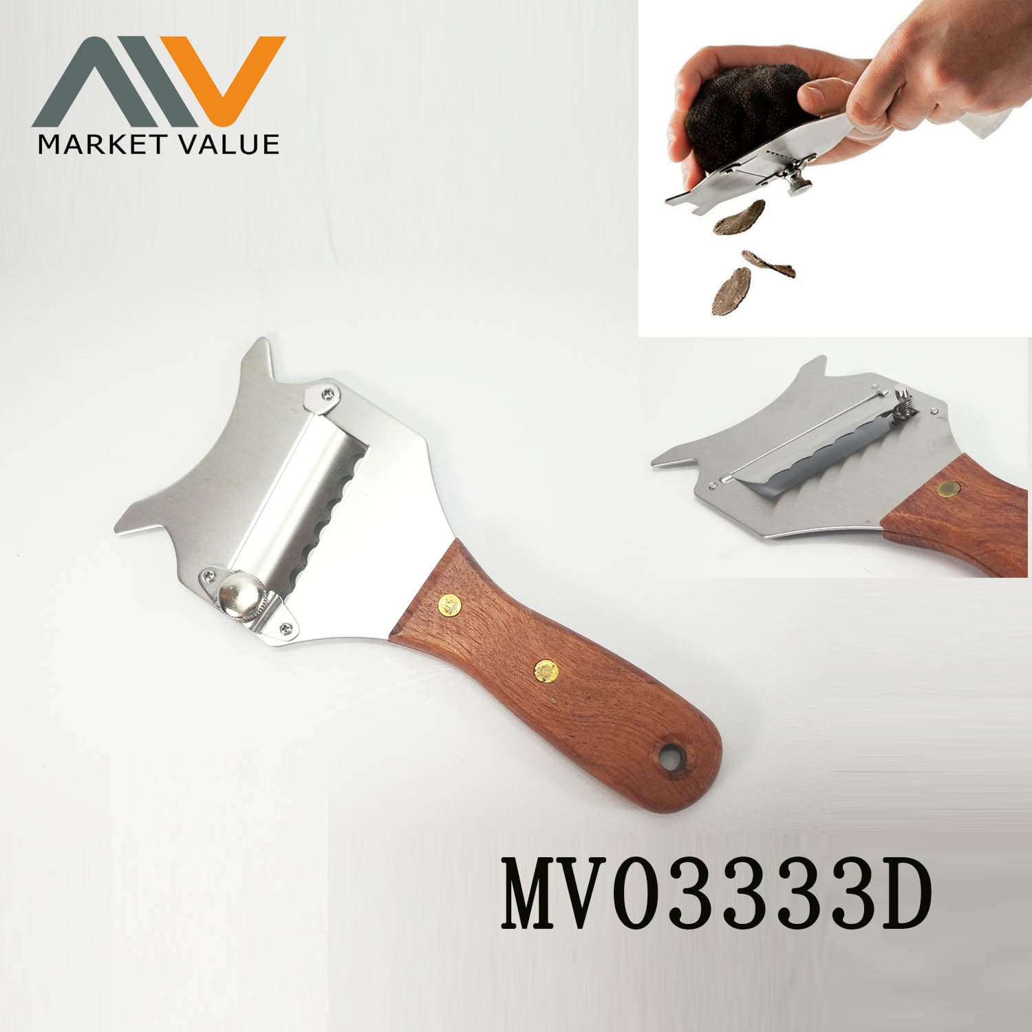 MV03333D S/S.Tricholoma Matsutake Slicer Adjust Thickness
