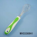 Rubber And Plastic Handle Stainless Steel Egg Beater