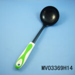 S/S Rubber And Plastic Handle Non Stick Soup