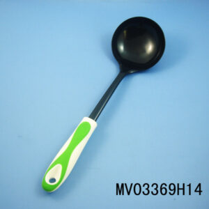S/S Rubber And Plastic Handle Non Stick Soup