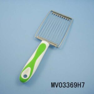 Rubber And Plastic Handle Stainless Steel Eggplant Cutter