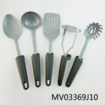 5Pcs Rubber Handle Nylon Kitchen Tools