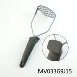 Rubber And Plastic Handle Non Stick Potato Press