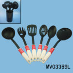 Nylon Kitchen Tools With Plastic& Rubber Handle