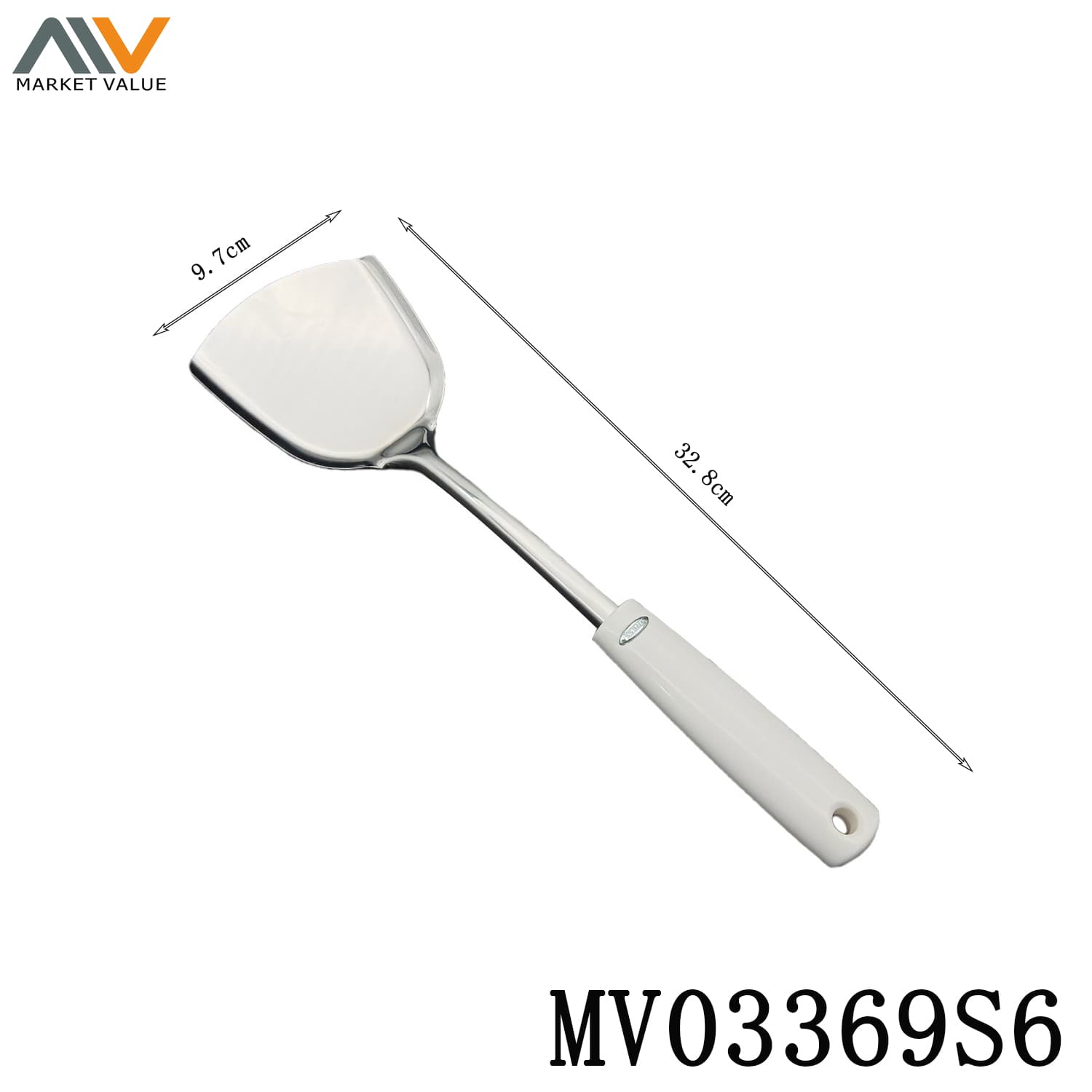 MV03369S6 Ss Close Shovel With Pp Handle