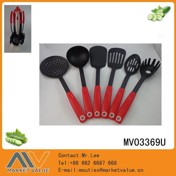 6Pcs Nylon Kitchen Tools With Pp Handle